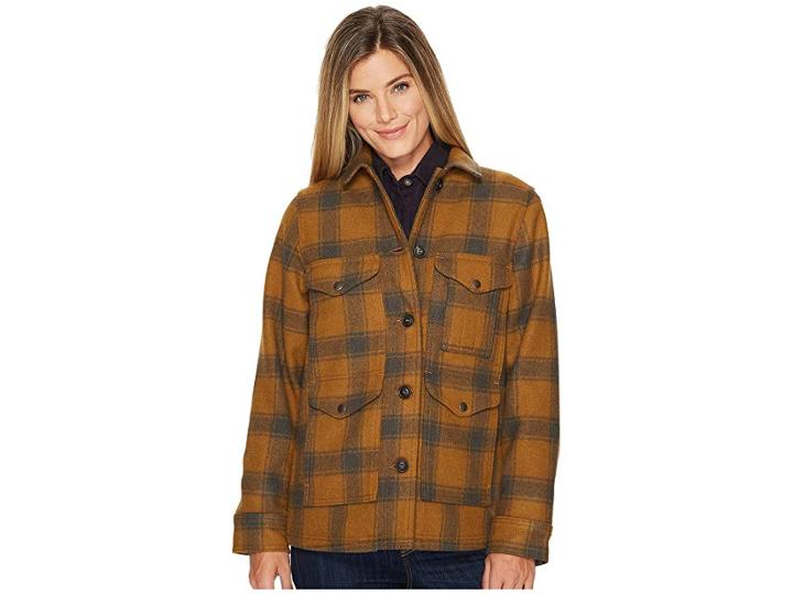 Filson Lined Seattle Cruiser Jacket (cider/charcoal) Women's Coat