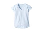 Nike Kids Pure Tennis Top (little Kids/big Kids) (hydrogen Blue/white) Girl's Clothing