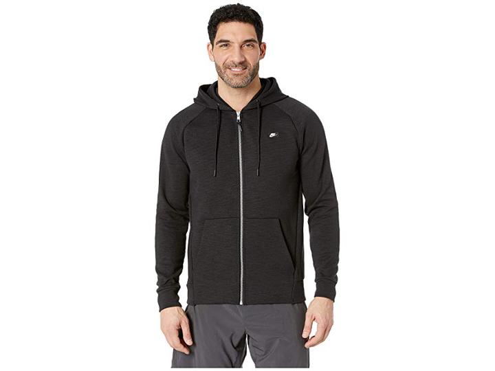 Nike Nsw Optic Hoodie Full Zip (black) Men's Sweatshirt