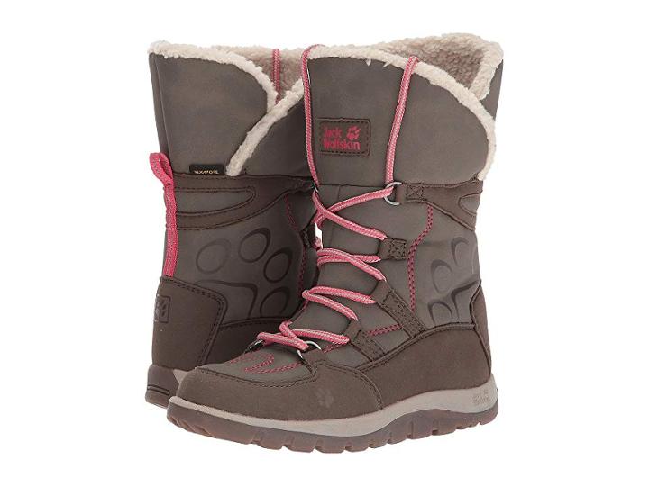 Jack Wolfskin Kids Rhode Island Waterproof High (toddler/little Kid/big Kid) (siltstone) Girls Shoes