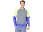 Nike Element Mix Crew (armory Blue/volt/reflective Silver) Men's Clothing