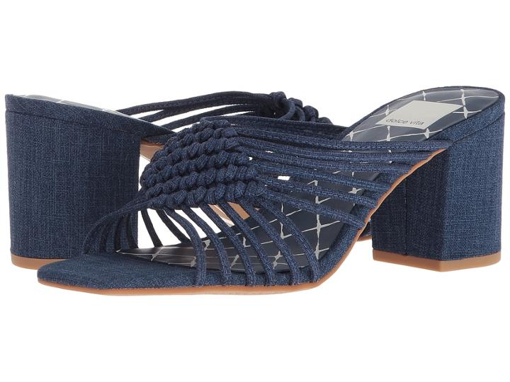 Dolce Vita Delana (indigo Linen) Women's Shoes