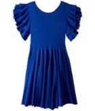 Fiveloaves Twofish Amelia Stretch Fit Flare Dress (big Kids) (blue) Girl's Dress
