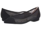 Blue By Betsey Johnson Gracy (black Suede) Women's Flat Shoes