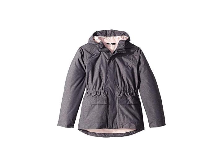 The North Face Kids Warm Sophie Rain Parka (little Kids/big Kids) (periscope Grey Heather) Girl's Coat
