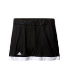 Adidas Kids Court Skirt (little Kids/big Kids) (black/white) Girl's Skort