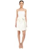Kate Spade New York Ribbon Organza Bow Dress (fresh White) Women's Dress