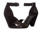 Pelle Moda Krista (black Suede) Women's Shoes