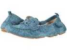 Sam Edelman Farrell (denim Blue Kid Suede Leather) Women's Moccasin Shoes