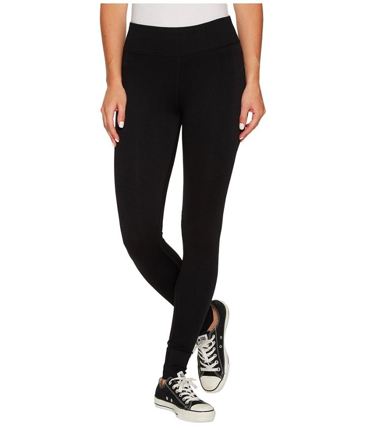 Converse Engineered Jacquard Leggings (black) Women's Casual Pants