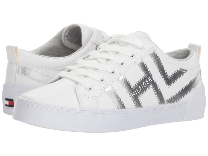 Tommy Hilfiger Pema (white/silver) Women's Shoes