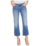 7 For All Mankind Cropped Boot W/ Grinded Hem In Adelaide Bright Blue (adelaide Bright Blue) Women's Jeans