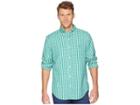 Vineyard Vines Carleton Gingham Classic Tucker Shirt (green Meadow) Men's Clothing