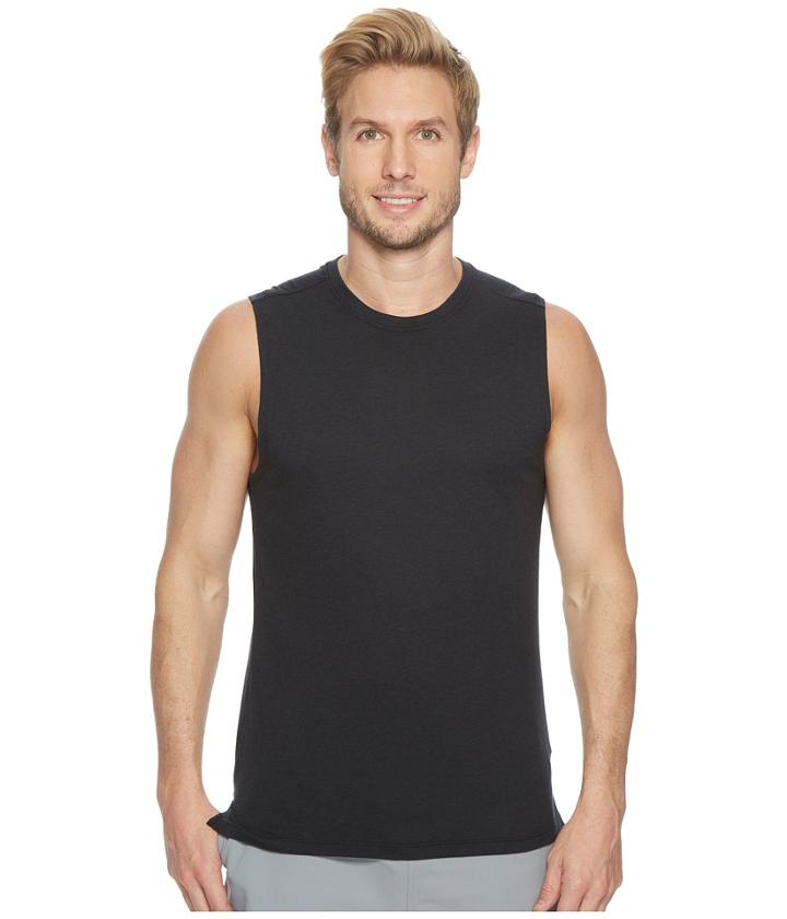 Asics Run Muscle Tank Top (performance Black) Men's Sleeveless