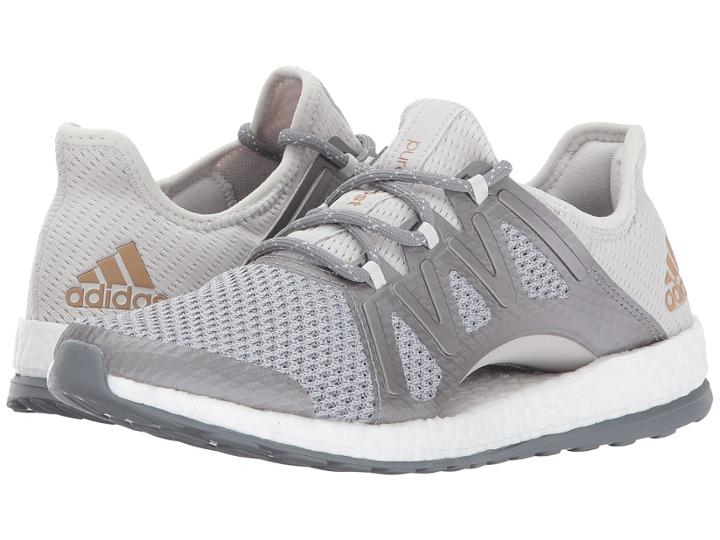 Adidas Running Pureboost Xpose (grey One/grey Three/tactile Gold Metallic) Women's Running Shoes