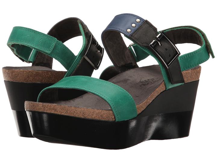 Naot Alpha (oily Emerald Nubuck/oily Blue Nubuck/oily Coal Nubuck) Women's Shoes