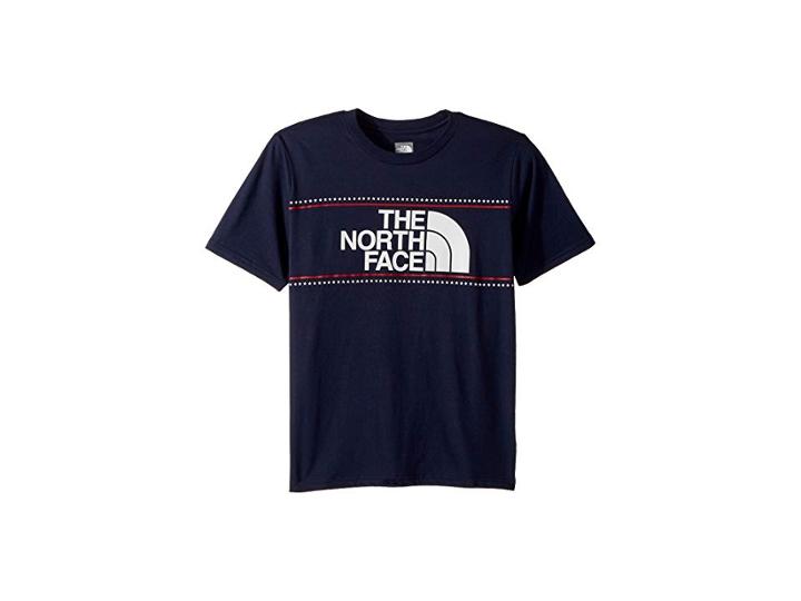The North Face Kids Short Sleeve Graphic Tee (little Kids/big Kids) (urban Navy (prior Season)) Boy's Clothing