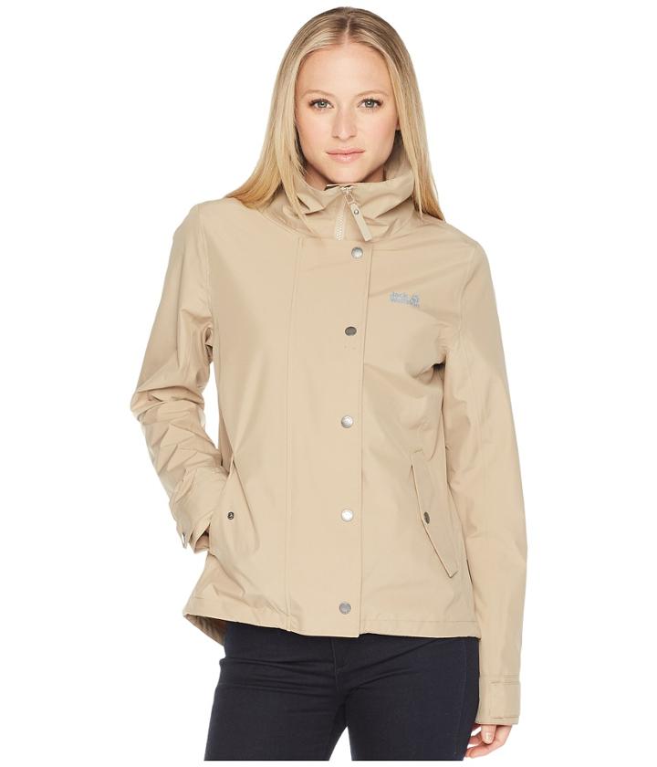 Jack Wolfskin Newport Jacket (sand Dune) Women's Coat