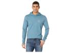 Billabong Stacked Long Sleeve Hooded Shirt (washed Blue) Men's Clothing