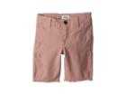 Hudson Kids Raw Hem Sateen Chino Shorts In Faded Red (toddler/little Kids/big Kids) (faded Red) Boy's Shorts
