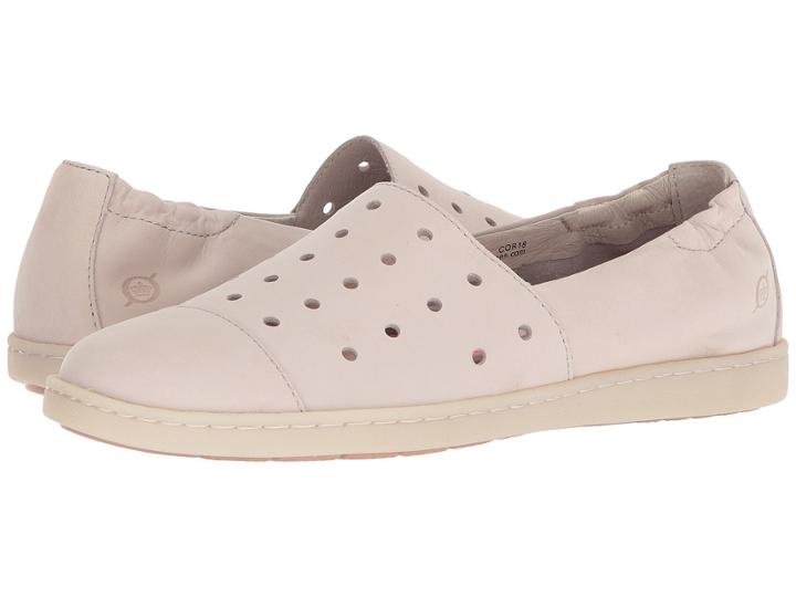 Born Kristin (cream Nubuck) Women's Flat Shoes