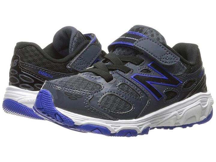 New Balance Kids Ka680v3 (little Kid/big Kid) (grey/blue) Boys Shoes