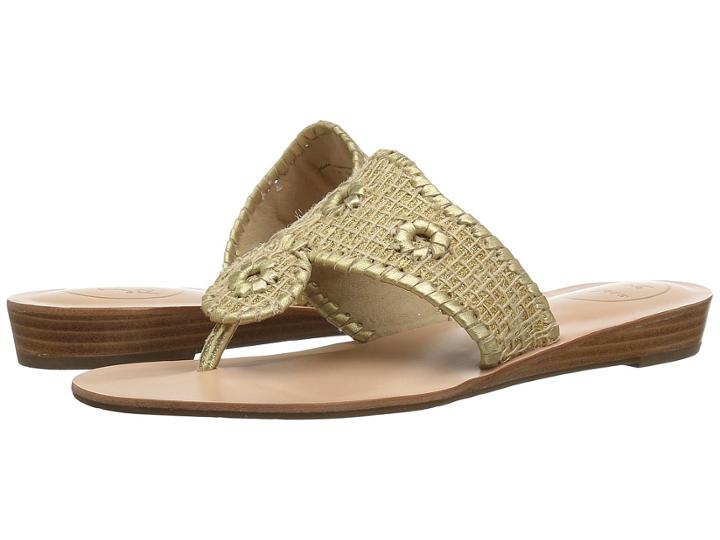 Jack Rogers Christine (gold/gold) Women's Shoes