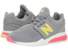 New Balance Kids Ka247v2g (big Kid) (grey/pink) Girls Shoes