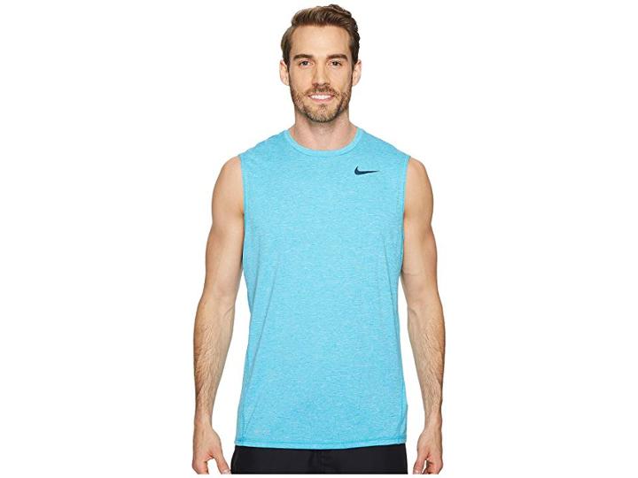 Nike Sleeveless Hydroguard (light Blue Fury) Men's Swimwear