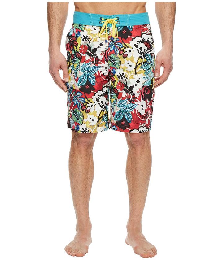 Robert Graham Barbarito Woven Swim Boardshorts (multi) Men's Swimwear
