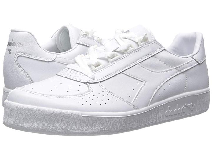 Diadora B. Elite (white Optical/white Pristine) Men's Shoes