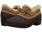Trotters Brrr Waterproof (dark Brown Rubberized Waterproof/nubuck Pu Waterproof/faux Fur) Women's Shoes
