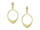 House Of Harlow 1960 Luna Stone Statement Earrings (gold) Earring
