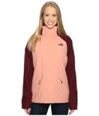 The North Face Boundary Triclimate(r) Jacket (rose Dawn/deep Garnet Red (prior Season)) Women's Coat
