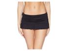 Kenneth Cole Ready To Ruffle Skirted Bottom (black) Women's Swimwear