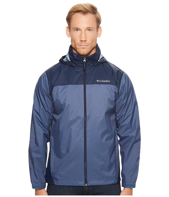 Columbia Glennaker Laketm Rain Jacket (dark Mountain/collegiate Navy) Men's Coat