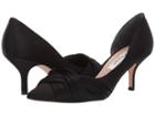 Nina Blakely (black Luster Satin) Women's Shoes