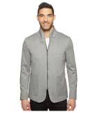Kenneth Cole Sportswear Zip Front Blazer (dim Grey Combo) Men's Jacket