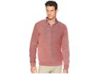 Lucky Brand Washed V-neck Sweater (red Ochre) Men's Sweater