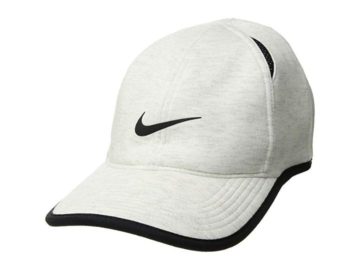 Nike Aerobill Featherlight Premium (black Heather/black/anthracite) Baseball Caps