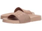 Frye Lola Perf Logo Slide (blush) Women's Sandals
