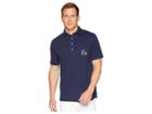 Polo Ralph Lauren Cp-93 Washed Lisle Short Sleeve Knit Polo (cruise Navy) Men's Short Sleeve Knit