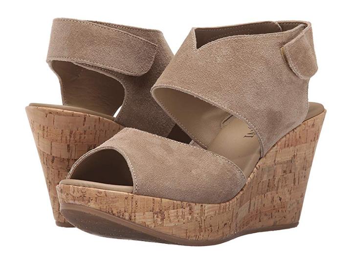 Cordani Rhonda (taupe Suede/cork) Women's Wedge Shoes