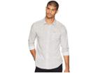 Rvca Benji Long Sleeve Woven (antique White) Men's Clothing