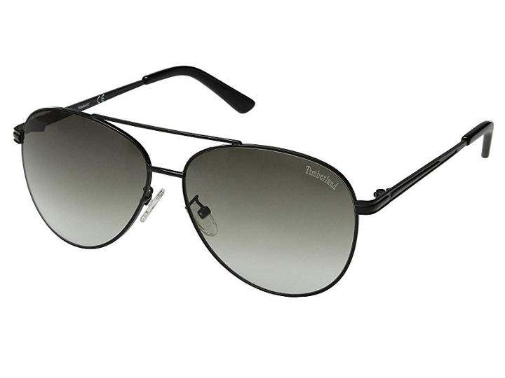 Timberland Tb7132 (matte Black/gradient Green) Fashion Sunglasses