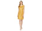 Nic+zoe Sequin Lace Shift Dress (gold) Women's Dress