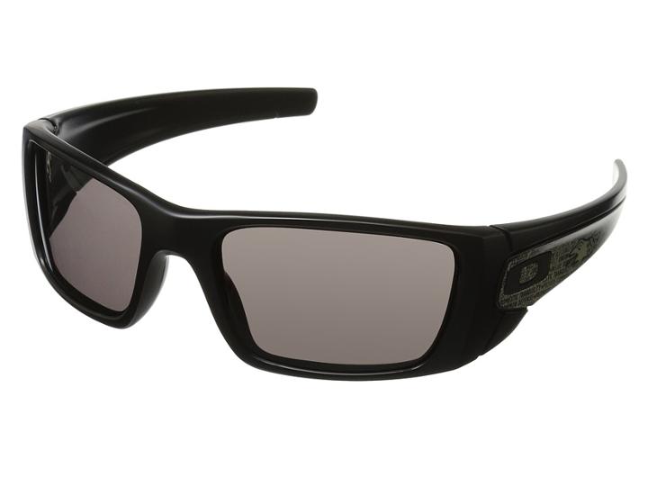 Oakley Fuel Celltm Polarized (matte Black/warm Grey) Sport Sunglasses