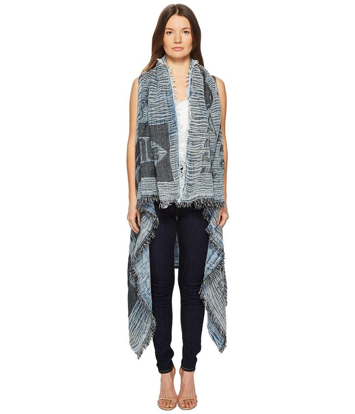 Vivienne Westwood Punk Cape Vest (blue) Scarves
