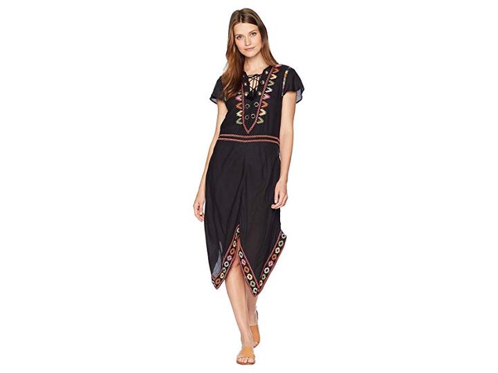 Double D Ranchwear El Farol Dress (black) Women's Dress