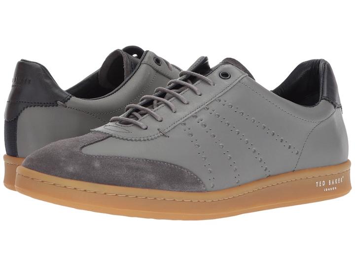 Ted Baker Orlee 2 (light Grey Leather) Men's Shoes